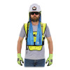 Chill-Its 6687 Economy Dry Evaporative Cooling Elastic Waist Vest, Nylon, Small/Medium, Lime