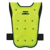 Chill-Its 6687 Economy Dry Evaporative Cooling Elastic Waist Vest, Nylon, Small/Medium, Lime