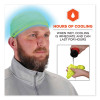 Chill-Its 6632 Performance Knit Cooling Skull Cap, Polyester/Spandex, One Size Fits Most, Lime