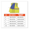 Chill-Its 6668 Class 2 Hi-Vis Safety Cooling Vest, Polymer, 2X-Large, Lime