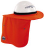 Chill-Its 6661 Universal Hard Hat Brim With Neck Shade, Orange