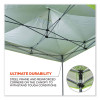 Shax 6000 Heavy-Duty Pop-Up Tent, Single Skin, 10 Ft x 10 Ft, Polyester/Steel, Lime