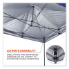 Shax 6000 Heavy-Duty Pop-Up Tent, Single Skin, 10 Ft x 10 Ft, Polyester/Steel, Blue