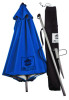 Shax 6100 Lightweight Work Umbrella, 90" Span, 92" Long, Blue Canopy
