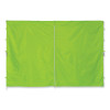 Shax 6096 Pop-Up Tent Sidewall With Zipper, Single Skin, 10 Ft x 10 Ft, Polyester, Lime