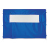 Shax 6092 Pop-Up Tent Sidewall With Mesh Window, Single Skin, 10 Ft x 10 Ft, Polyester, Blue