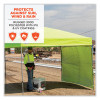 Shax 6098 Pop-Up Tent Sidewall, Single Skin, 10 Ft x 10 Ft, Polyester, Blue