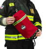 Arsenal 5082 Scba Mask Bag With Hook-And-Loop Closure, Fleece Lining, 8.5 x 8.5 x 14, Red