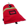 Arsenal 5082 Scba Mask Bag With Hook-And-Loop Closure, Fleece Lining, 8.5 x 8.5 x 14, Red