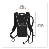 Chill-Its 5156 Low Profile Hydration Pack, 3 L, Black