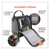 Arsenal 5185 Full Respirator Bag With Zipper Magnetic Closure, 5.5 x 9.5 x 9.5, Gray