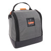 Arsenal 5185 Full Respirator Bag With Zipper Magnetic Closure, 5.5 x 9.5 x 9.5, Gray