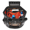 Arsenal 5517 Premium Topped Tool Pouch With Zipper, 6 x 10 x 11.5, Polyester, Black