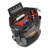 Arsenal 5517 Premium Topped Tool Pouch With Zipper, 6 x 10 x 11.5, Polyester, Black