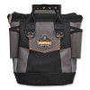 Arsenal 5517 Premium Topped Tool Pouch With Zipper, 6 x 10 x 11.5, Polyester, Black
