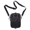 Arsenal 5717 Convertible Nurse Belt Bag, 10 Compartments, 7 x 10, Nylon, Black
