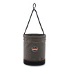 Arsenal 5960 Canvas Hoist Bucket With D-Rings, 150 Lb, Gray