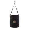 Arsenal 5970 Swiveling Hook Nylon Hoist Bucket, 100 Lb, Black