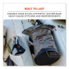 Arsenal 5974 Hoist Bucket Tool Bag With Swiveling Carabiner And Zipper Top, 12.5 x 12.5 x 17, Gray