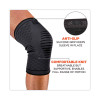 Proflex 601 Knee Compression Sleeve, X-Large, Black