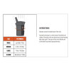 Proflex 670 Ambidextrous Single Strap Wrist Support, Small, Fits Left Hand/Right Hand, Black