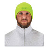 N-Ferno 6804 Skull Cap Winter Hat With Led Lights, One Size Fits Mosts, Lime