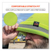 N-Ferno 6803 Reflective Rib Knit Winter Hat, Acrylic, One Size Fits Most, Lime