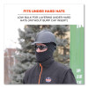 N-Ferno 6893Z Balaclava With Zipper For Bump Cap Insert, Polyester Fleece, One Size Fit Most, Black