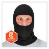 N-Ferno 6893Z Balaclava With Zipper For Bump Cap Insert, Polyester Fleece, One Size Fit Most, Black