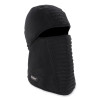 N-Ferno 6955 Insulated 3-Layer Balaclava Face Mask, Polartec Fr Power Grid Fleece/Polyester/Spandex, One Size, Black