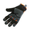 Proflex 810 Reinforced Utility Gloves, En388: 3121X, 9" Long, X-Large, Black, Pair
