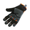 Proflex 810 Reinforced Utility Gloves, En388: 3121X, 9" Long, Xx-Large, Black, Pair