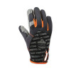 Proflex 821 Smooth Surface Handling Gloves, Small, Black, Pair