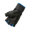 Proflex 816 Thermal Flip-Top Gloves, En388: 3423X, 9" Long, Xx-Large, Black, Pair