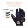 Proflex 817Wp Reinforced Thermal Waterproof Utility Gloves, En388: 3423X, Small, Black, Pair