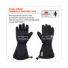 Proflex 825Wp Thermal Waterproof Winter Work Gloves, Medium, Black, Pair