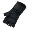 Proflex 910 Half-Finger Impact Gloves + Wrist Support, En388: 1121X, 12" Long, Small, Black, Pair