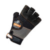 Proflex 901 Half-Finger Leather Impact Gloves, En388: 3122X, Small, Black, Pair