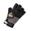 Proflex 901 Half-Finger Leather Impact Gloves, En388: 3122X, Large, Black, Pair