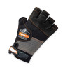 Proflex 901 Half-Finger Leather Impact Gloves, En388: 3122X, X-Large, Black, Pair