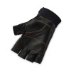 Proflex 901 Half-Finger Leather Impact Gloves, En388: 3122X, Xx-Large, Black, Pair