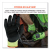 Proflex 7041 Ansi A4 Nitrile-Coated Cr Gloves, En388: 4X42D, 10" Long, Small, Lime, Pair