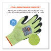 Proflex 7041 Ansi A4 Nitrile-Coated Cr Gloves, En388: 4X42D, 12" Long, Xx-Large, Lime, Pair