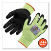 Proflex 7041-Case Ansi A4 Nitrile Coated Cr Gloves, En388: 4X42D, 12" Long, Xx-Large, Lime, 144 Pairs/Carton