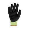 Proflex 7141 Ansi A4 Dir Nitrile-Coated Cr Gloves, En388: 4X42Dp, 9" Long, Large, Lime, 72 Pairs/Carton