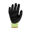 Proflex 7141 Ansi A4 Dir Nitrile-Coated Cr Gloves, En388: 4X42Dp, 9" Long, X-Large, Lime, 72 Pairs/Carton