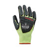 Proflex 7141 Ansi A4 Dir Nitrile-Coated Cr Gloves, En388: 4X42Dp, 9" Long, Xx-Large, Lime, 72 Pairs/Carton