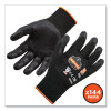 Proflex 7001-Case Nitrile Coated Gloves, En388: 4121X, 9.25" Long, Xx-Large, Black, 144 Pairs/Carton