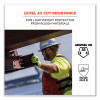 Proflex 7021-Case Hi-Vis Nitrile Coated Cr Gloves, En388: 4342B, 10.5" Long, Xx-Large, Lime, 144 Pairs/Carton