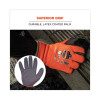 Proflex 7401-Case Coated Lightweight Winter Gloves, En388: 2131X, 9" Long, Large, Orange, 144 Pairs/Carton